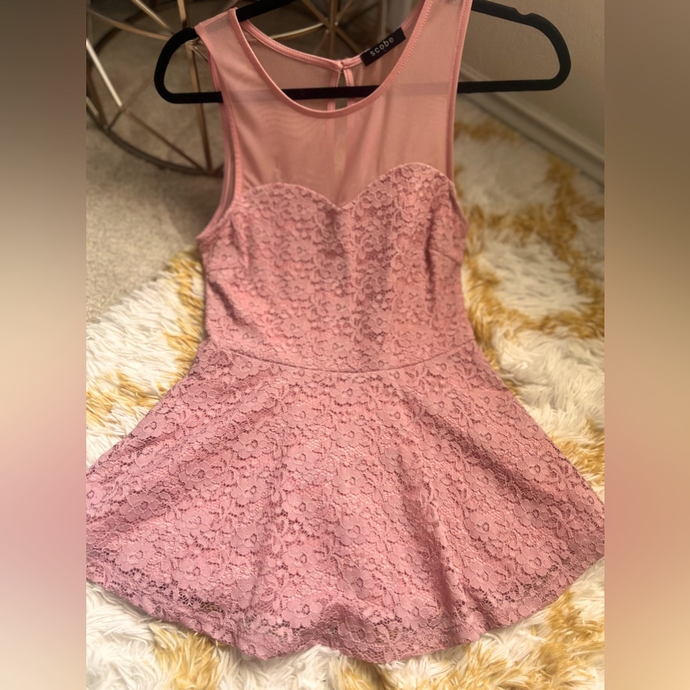 Pink floral Top